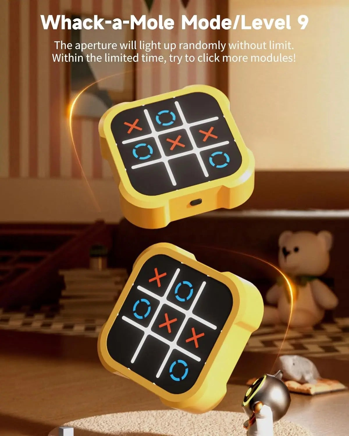 Handheld puzzle game, portable intelligent game for education, two players and solitaire game